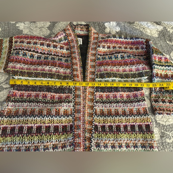 Anthropologie DRA Los Angeles YOKO Colorful Kimono /Cardigan Jacket - Picture 9 of 11